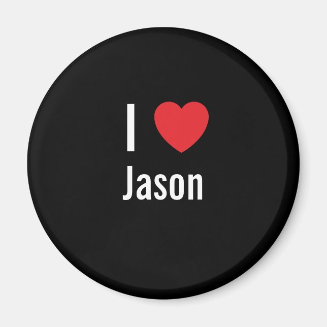 Imán Amo a Jason (Frente)
