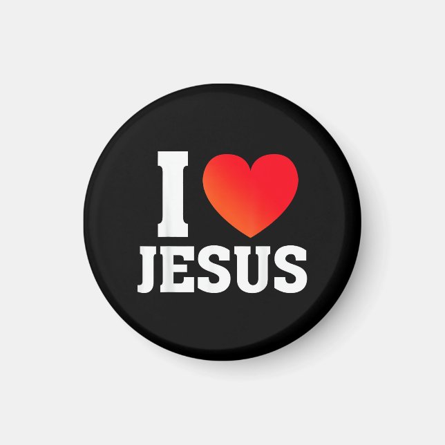 Imán Amo a Jesús (Frente)