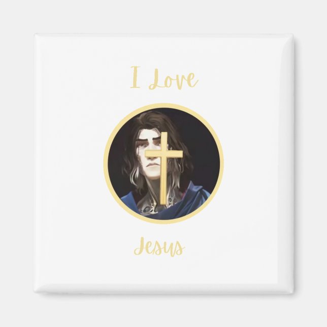 Imán Amo a Jesús (Frente)