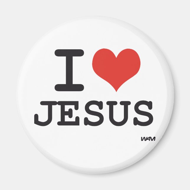 Imán Amo a Jesús (Frente)