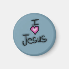 Imán Amo a Jesús amo a Jesús 
