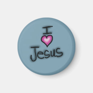 Imán Amo a Jesús, amo a Jesús