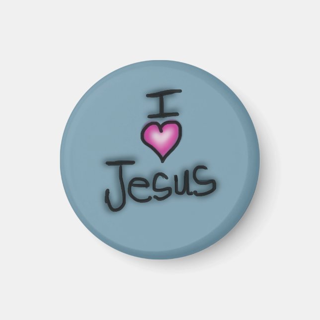 Imán Amo a Jesús amo a Jesús  (Frente)