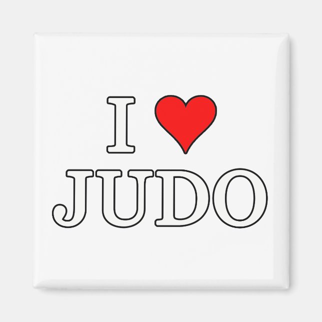 Imán Amo a Judo (Frente)