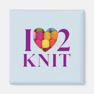 Imán Amo a Knit - Magnet