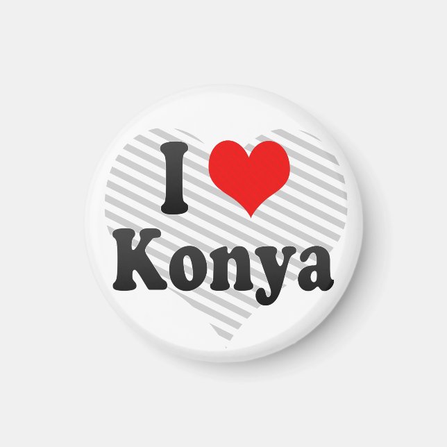 Imán Amo a Konya, Turquía. Seviyorum Konya, Turquía (Frente)