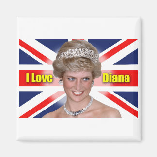 Imán Amo a la Princesa Diana