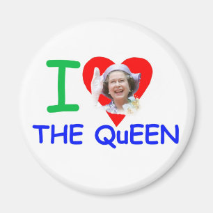 Imán Amo a la Reina - Reina Isabel II