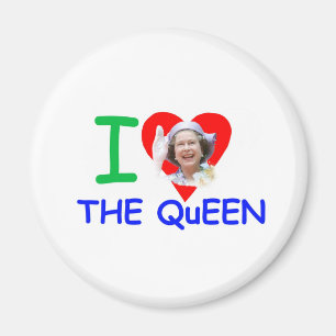 Imán Amo a la Reina - Reina Isabel II
