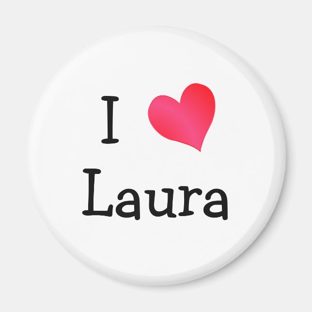 Imán Amo a Laura (Frente)