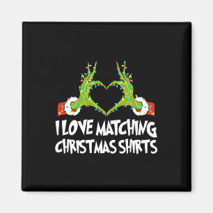 Imán Amo a los Camisetas de Navidades que coinciden per