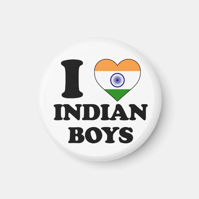 Imán Amo a los chicos indios (Frente)