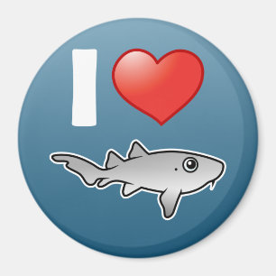 Imán Amo a los criados tiburones