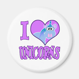 Imán Amo a los unicornios
