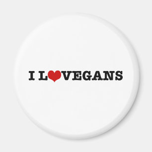 Imán Amo a los Vegans