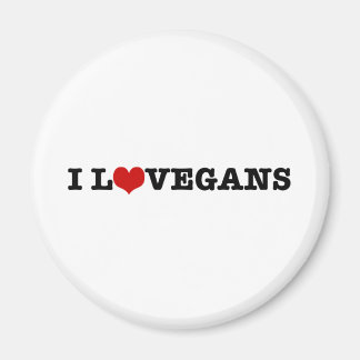 Imán Amo a los Vegans