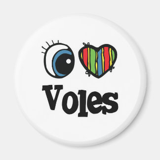 Imán Amo a los Voles (del corazón)