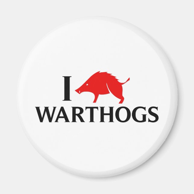 Imán Amo a los Warthogs (Frente)