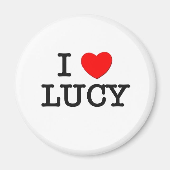 Imán Amo a Lucy (Frente)