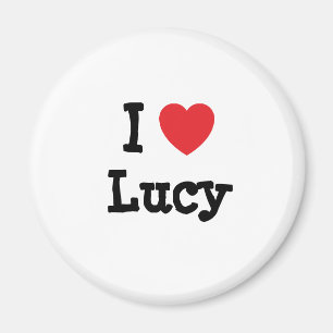 Imán Amo a Lucy corazón T-Shirt
