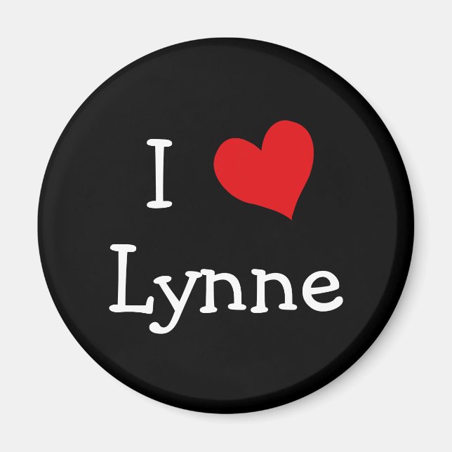 Imán Amo a Lynne (Frente)