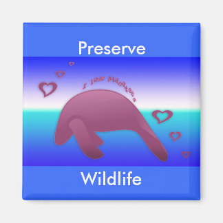 Imán Amo a Manatee