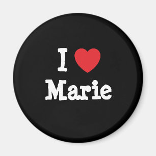 Imán Amo a Marie Heart-Shirt