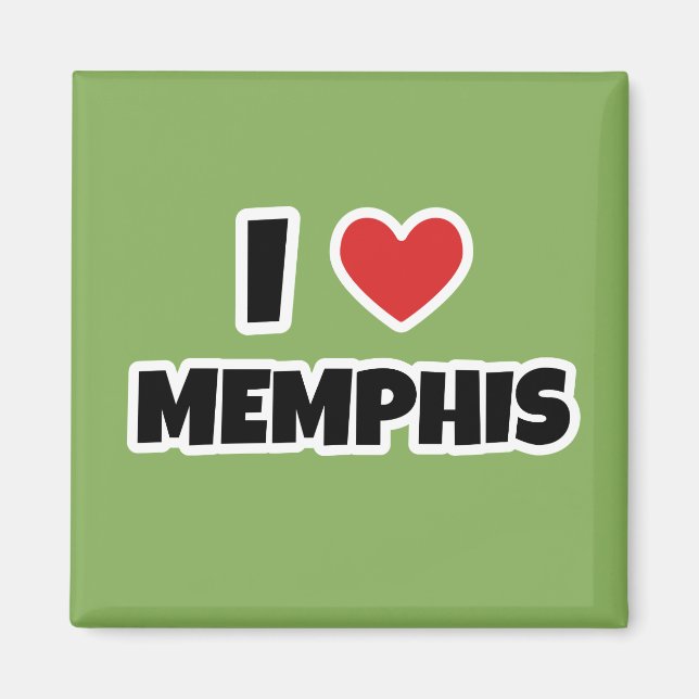 Imán Amo a Memphis (Frente)