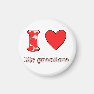 Imán Amo a mi abuela