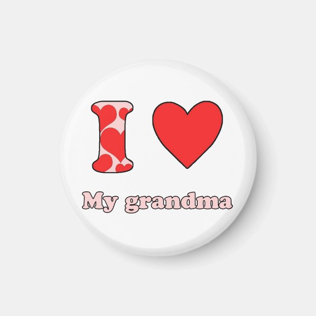Imán Amo a mi abuela (Frente)