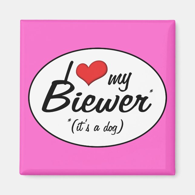 Imán Amo a mi Alcance (es un perro) (Frente)