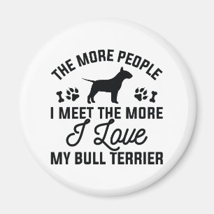 Imán Amo a mi Bull Terrier
