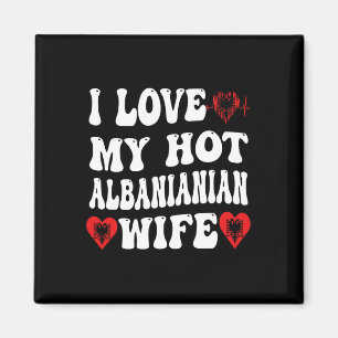 Imán Amo a mi caliente esposa albana Alnia Bandera Cora