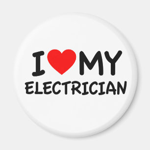 Imán Amo a mi electricista