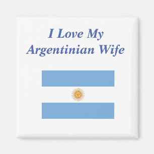 Imán Amo a mi esposa argentina