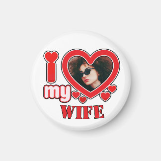 Imán Amo A Mi Esposa Personalizada