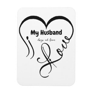Imán Amo a mi esposo • Siempre y para siempre