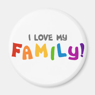 Imán Amo a mi familia