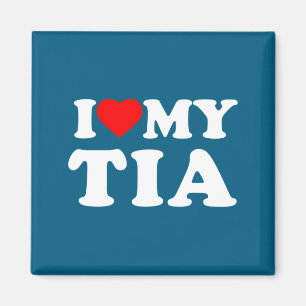 Imán Amo a mi familia Tia corazón abuela manga larga 