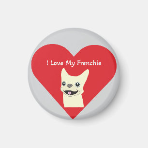 Imán Amo a mi Frenchie, Lavender