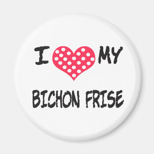 IMÁN AMO A MI FRISE DE BICHON
