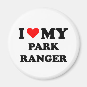 Imán Amo a mi guarda del parque