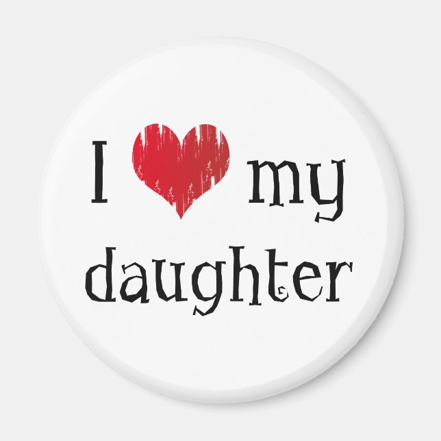 Imán Amo a mi hija (Frente)