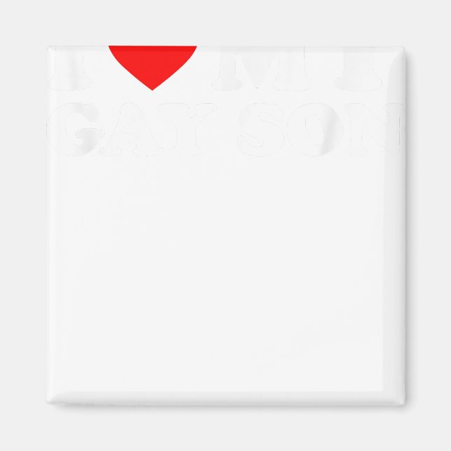 Imán Amo A Mi Hijo Gay (Frente)