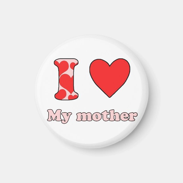Imán Amo a mi madre (Frente)
