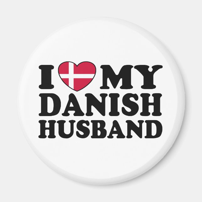 Imán Amo a mi marido danés (Frente)