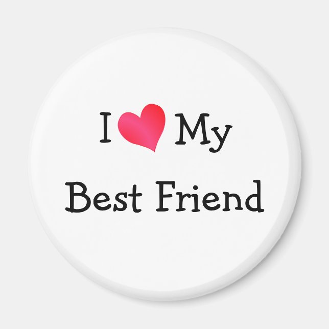 Imán Amo A Mi Mejor Amigo (Frente)