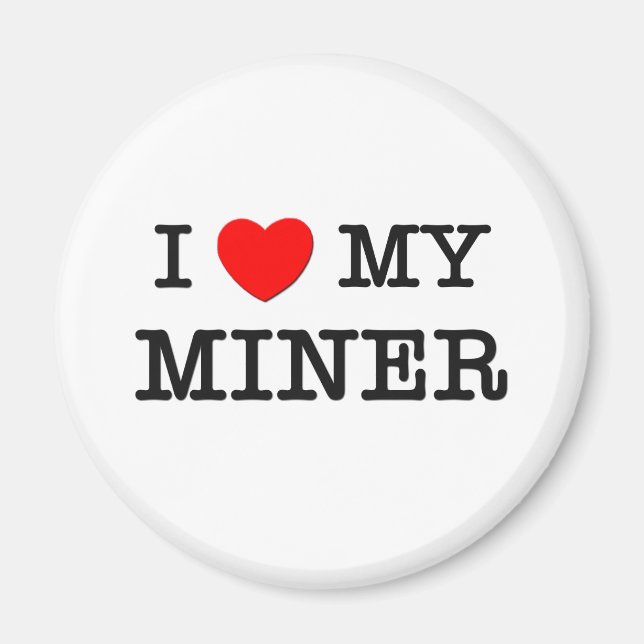 Imán Amo A Mi MINERO (Frente)