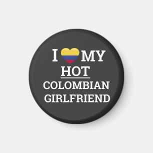 Imán Amo a mi novia colombiana caliente