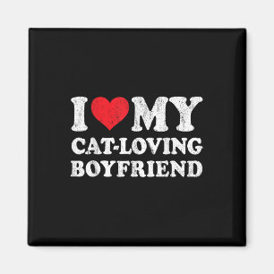 Imán Amo a mi novio amante del gato, Funny Girlfriend V